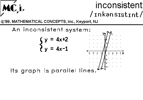 inconsistent