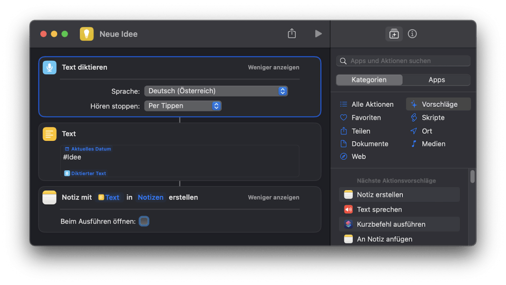 Ein Kurzbefehl für neue Ideen THOMAS MATHOI