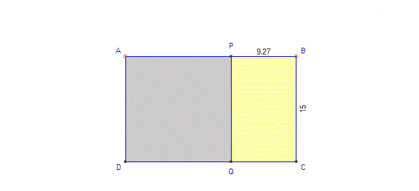 The Golden Rectangle math word definition Math Open Reference