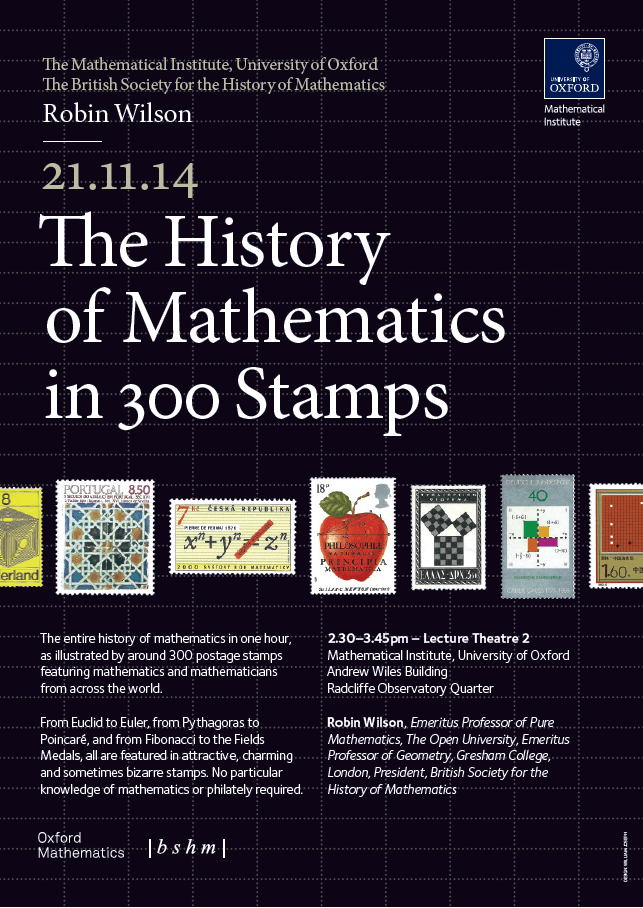 Posters for Public Lectures Mathematical Institute