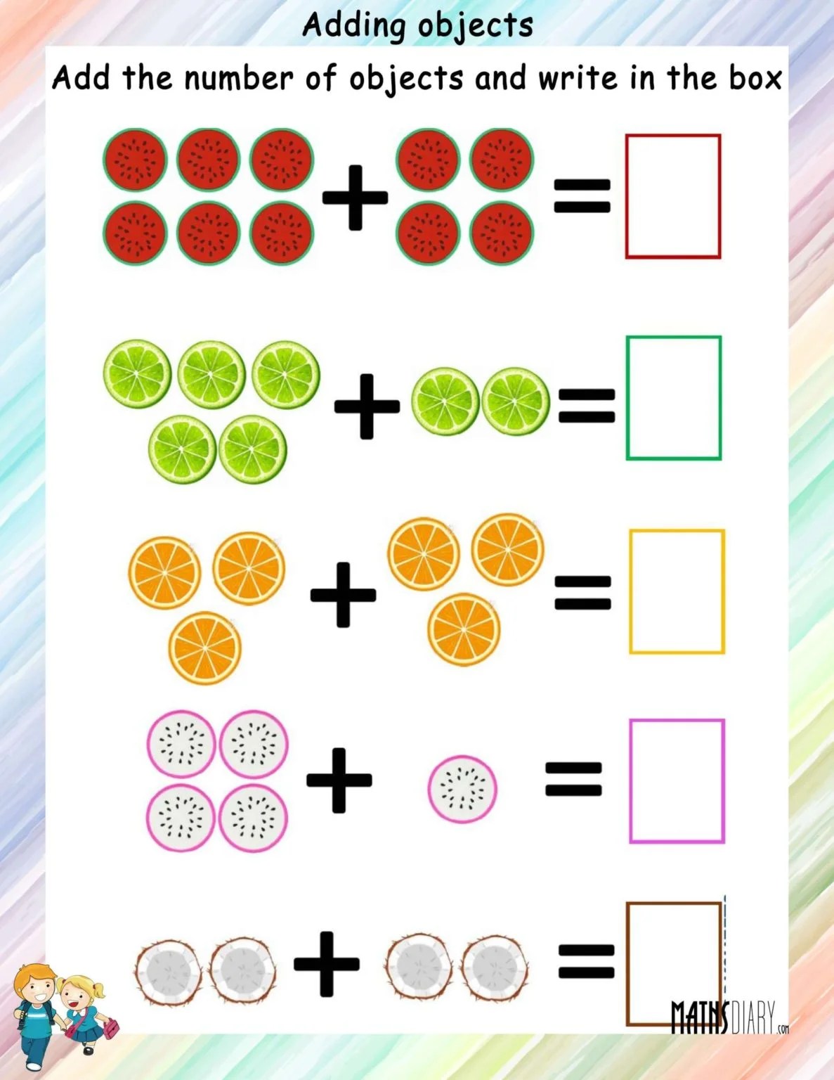 Nursery Math Worksheets Page 2