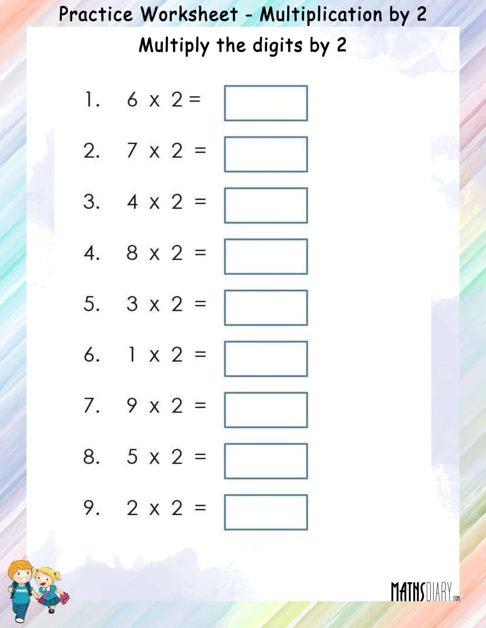 Multiplication – Grade 2 Math Worksheets