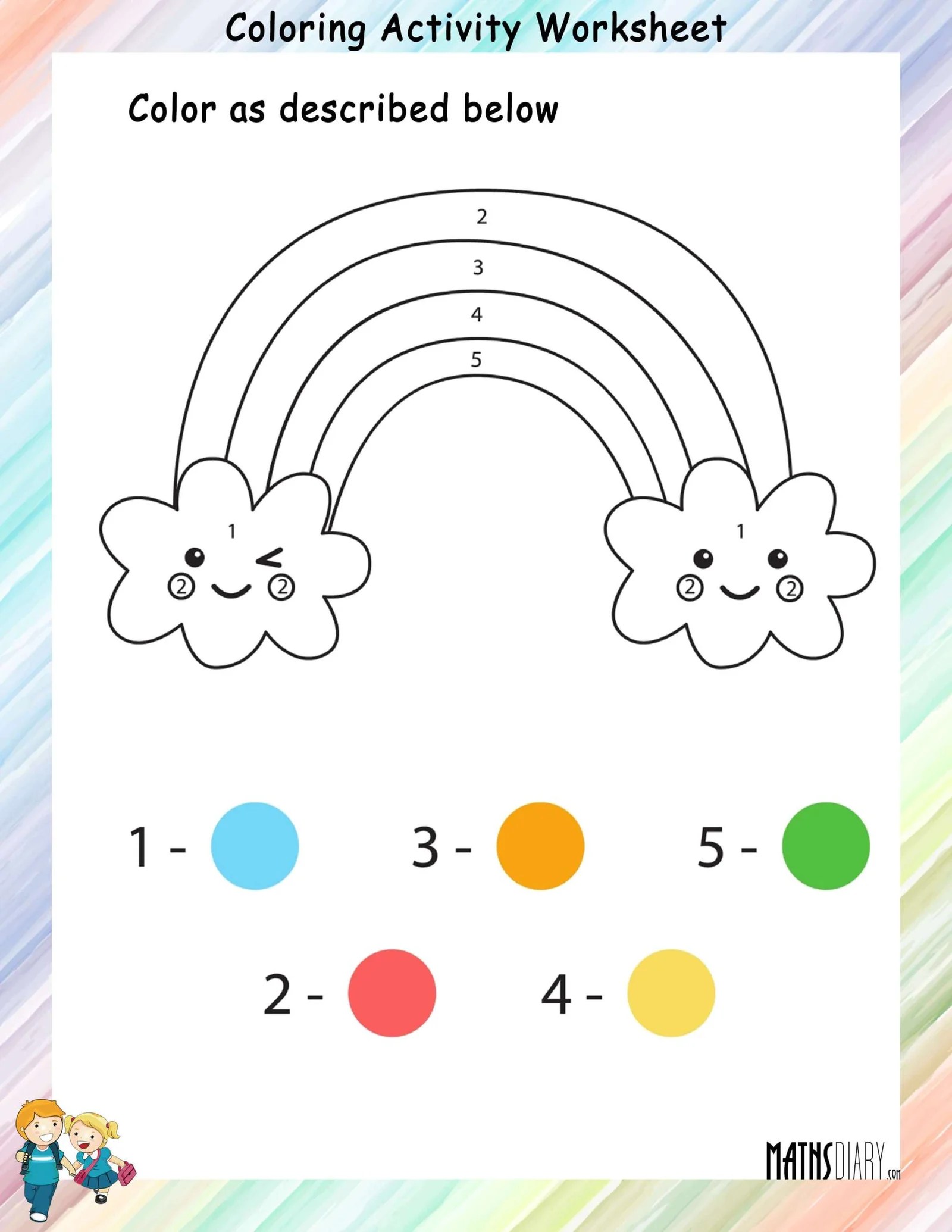 Colouring Worksheets – LKG Math Worksheets