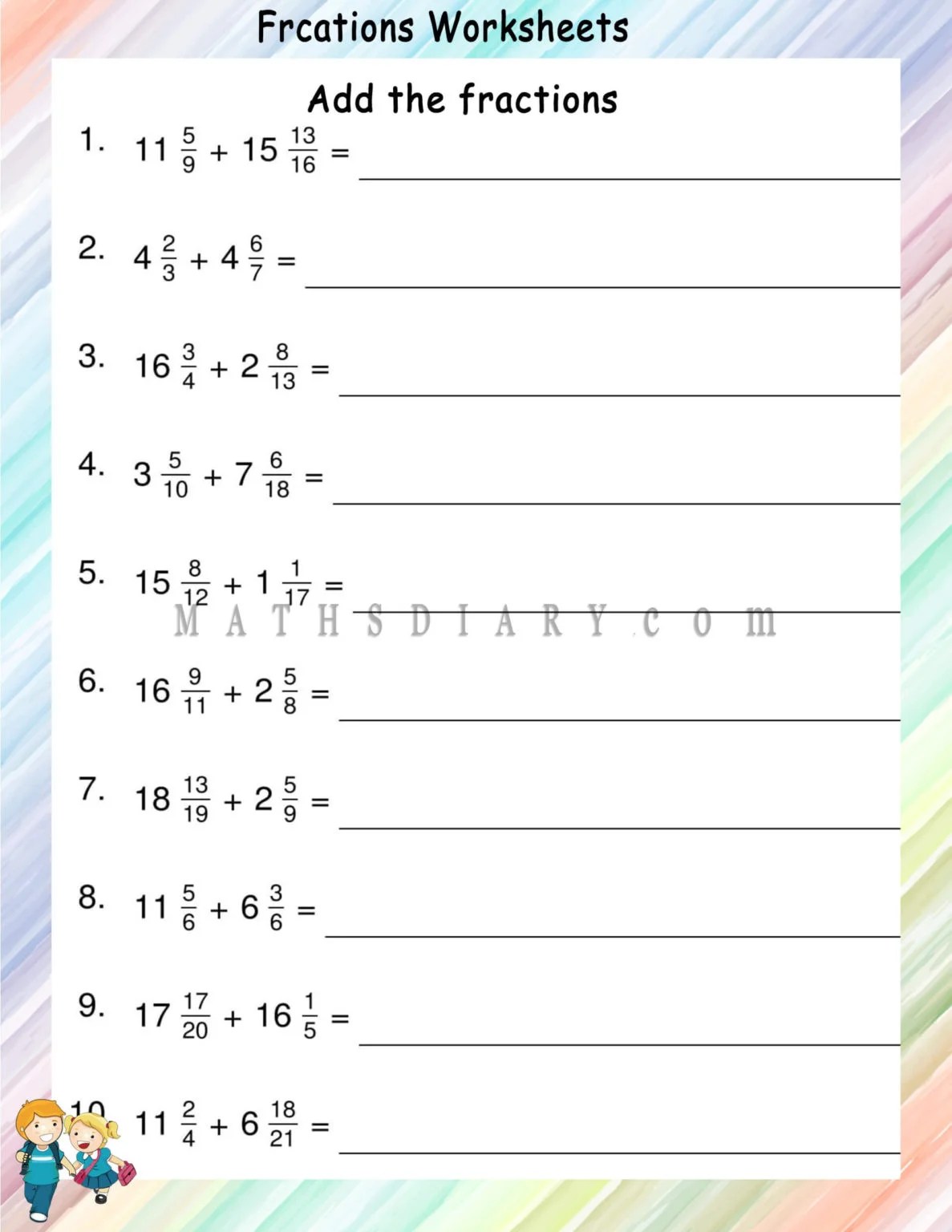 Grade 7 Math Worksheets
