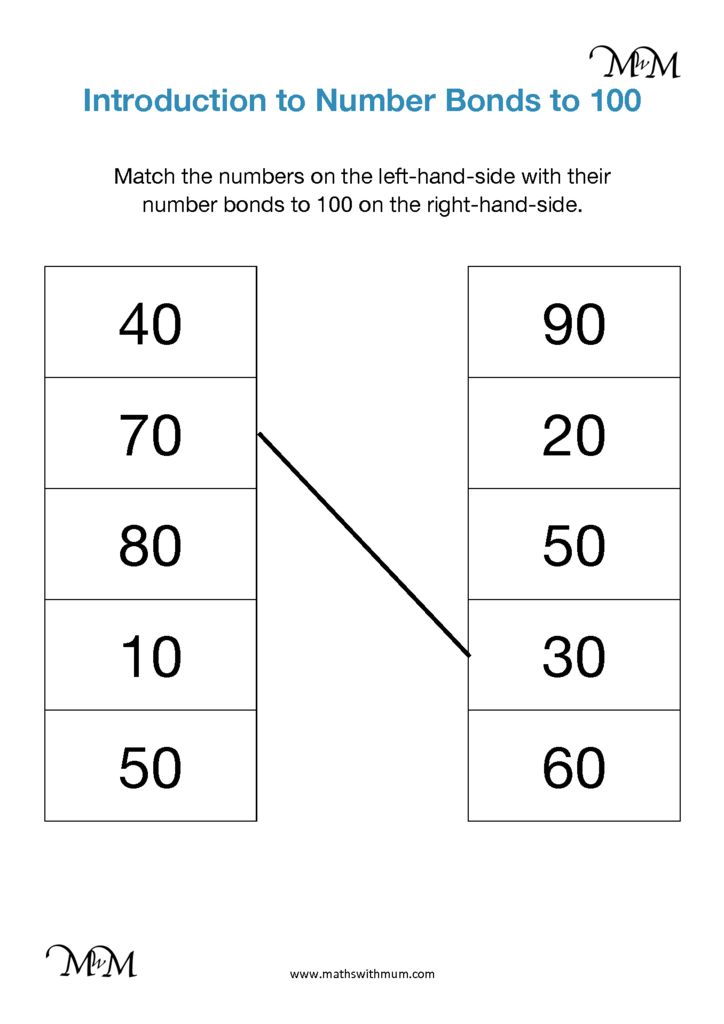 37 [pdf] WORKSHEET GENERATOR NUMBER BONDS PRINTABLE and