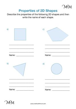 naming 2d shapes using sides and corners maths with mum