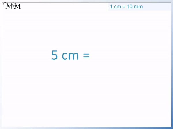 How to Convert Centimetres to Millimetres (cm to mm) - Maths with Mum