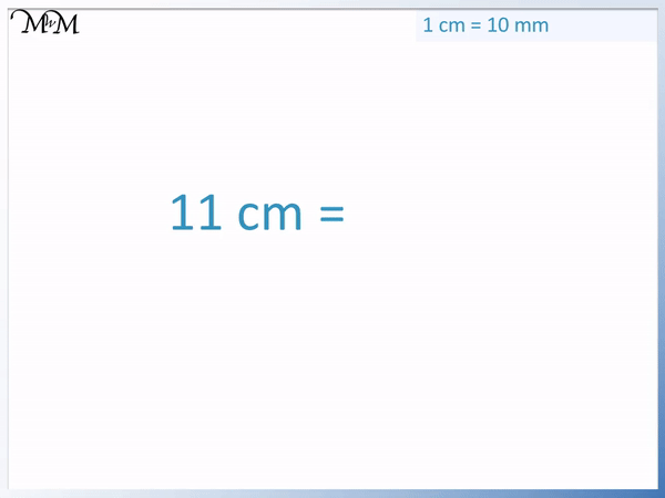 How to Convert Centimetres to Millimetres (cm to mm) - Maths with Mum