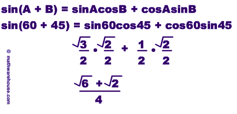 Angle Sum Formula. How To Use The Formula To Find The Exact Value Of Trigonometric Functions