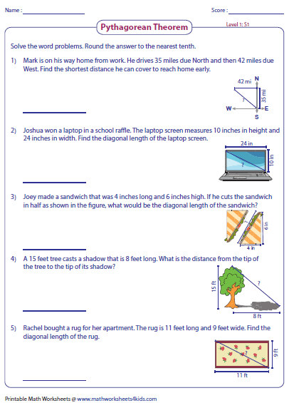 41 pythagorean theorem worksheet with answers - Worksheet For Fun