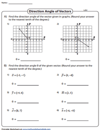 Vector Worksheets