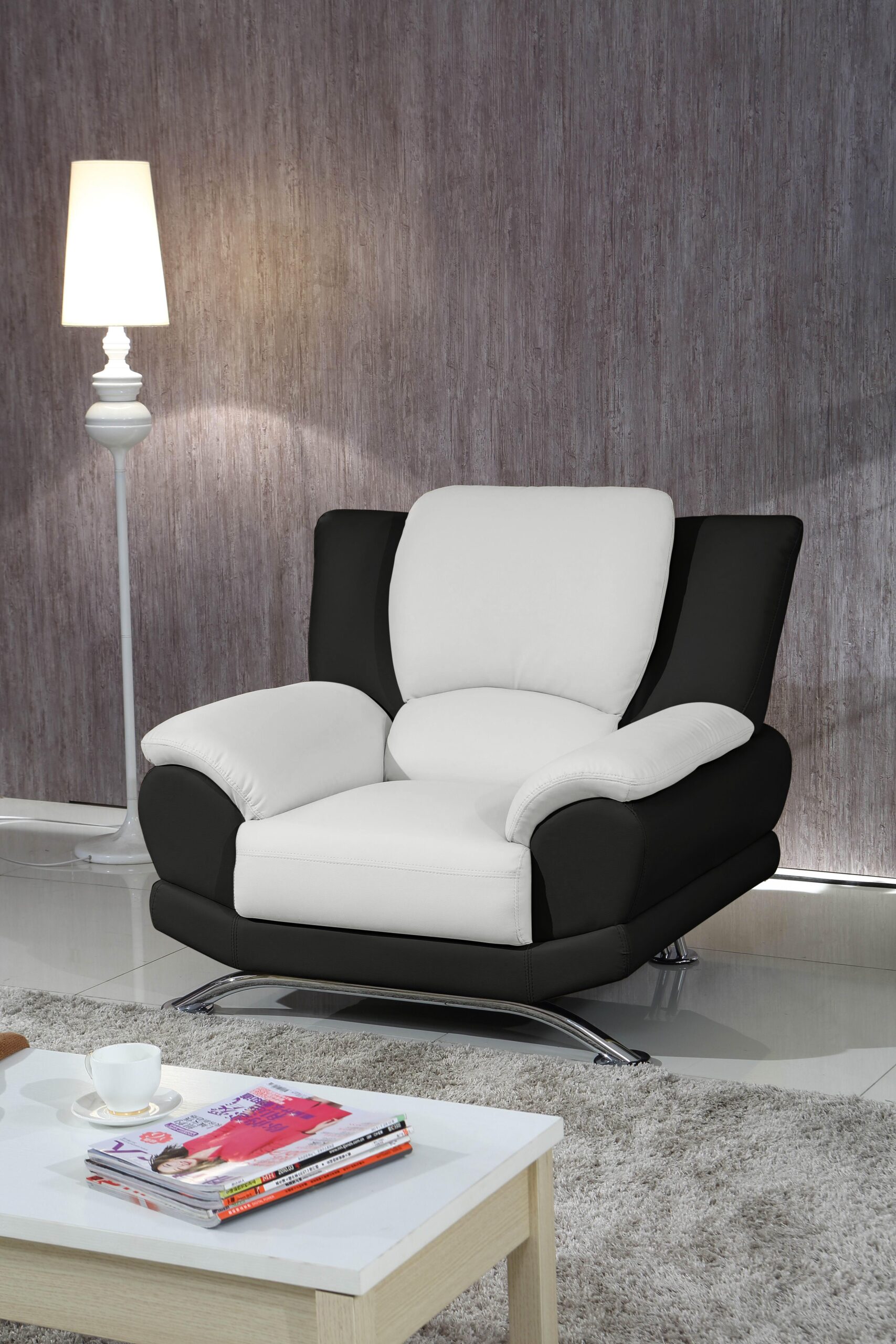 Black And White Leather Living Room Set Matttroy