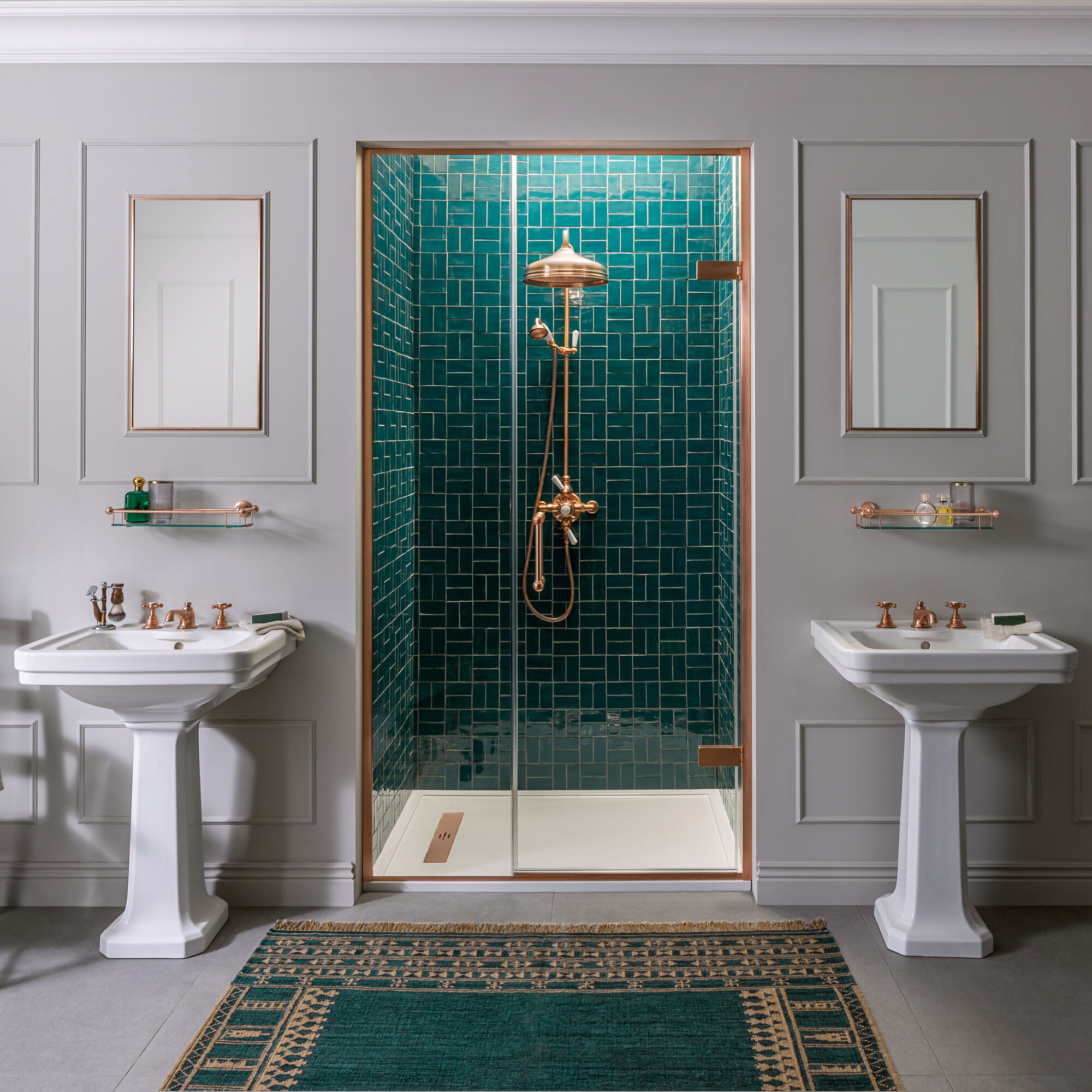 Fast Flow Shower Waste with Circular Grill Matki