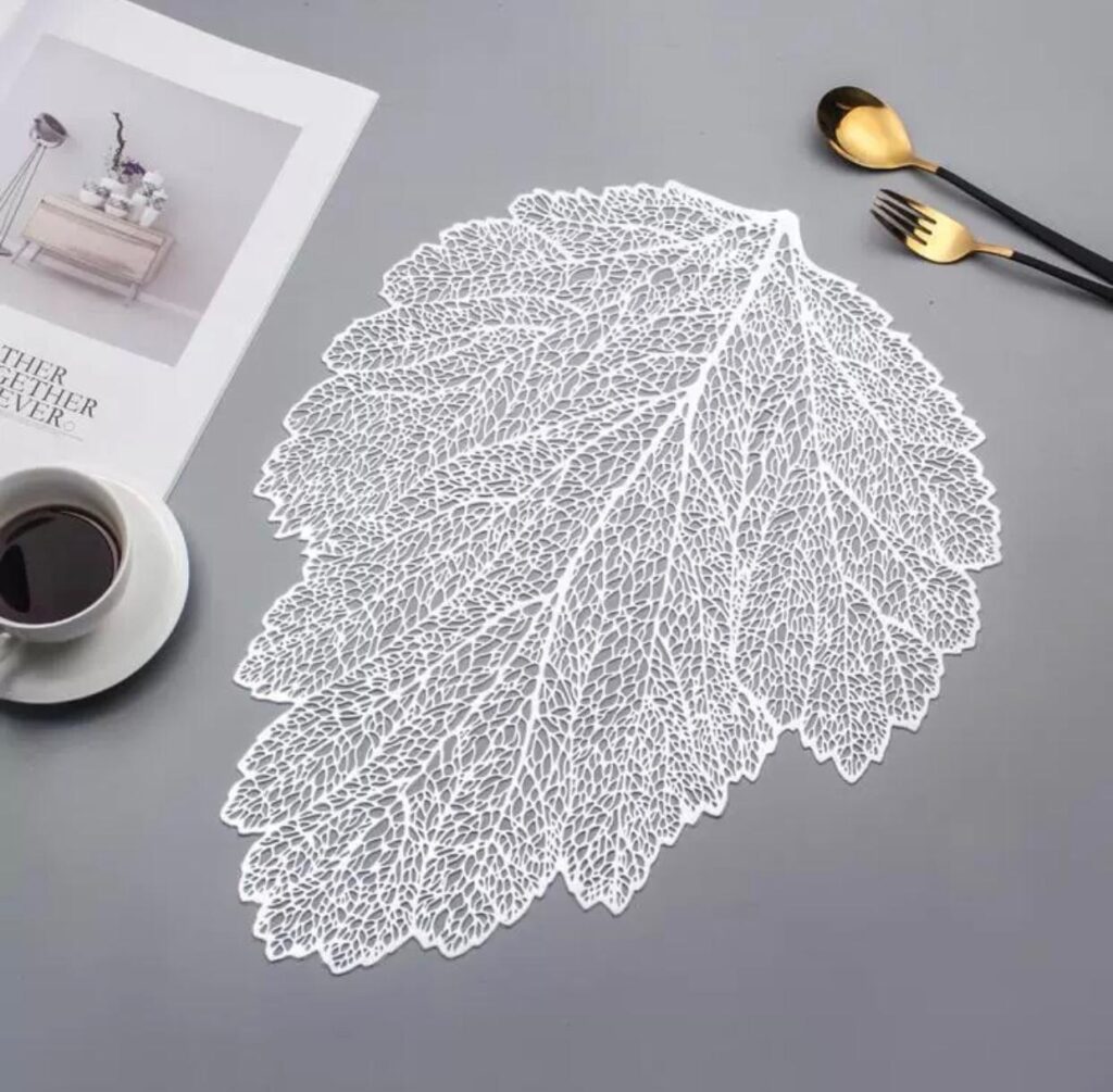 Table Mats Golden Leaf Mat King Singapore