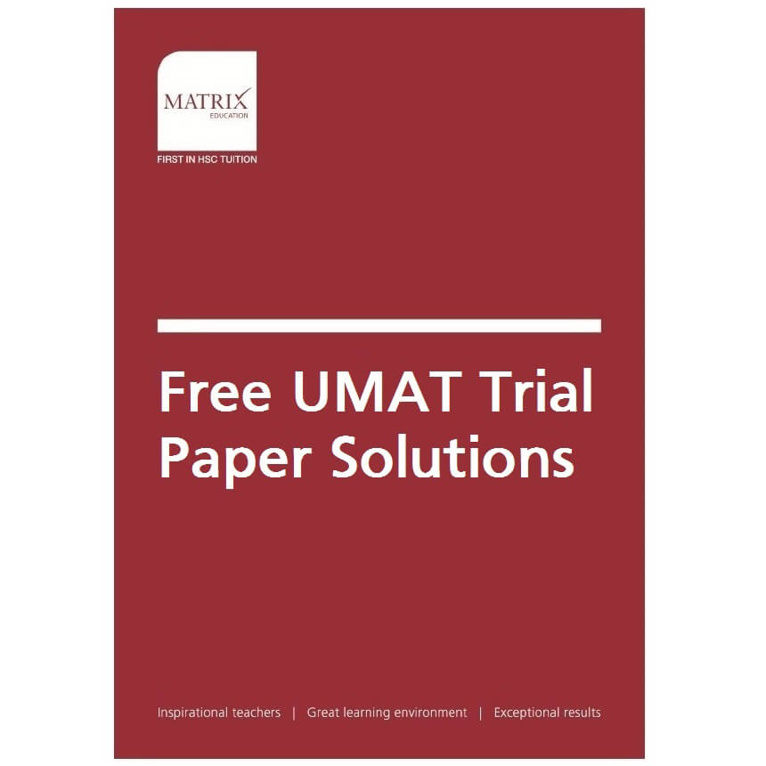 Free UMAT Paper Solutions Download UMAT Trial Exam