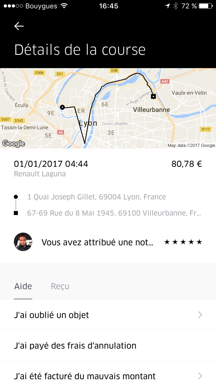 Uber, ou comment se faire facturer 3x le montant prévu Matronix.fr