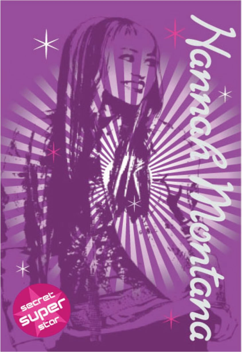 Hannah Montana Secret Star Mats & Rugs for the Kids Bedroom or play area.