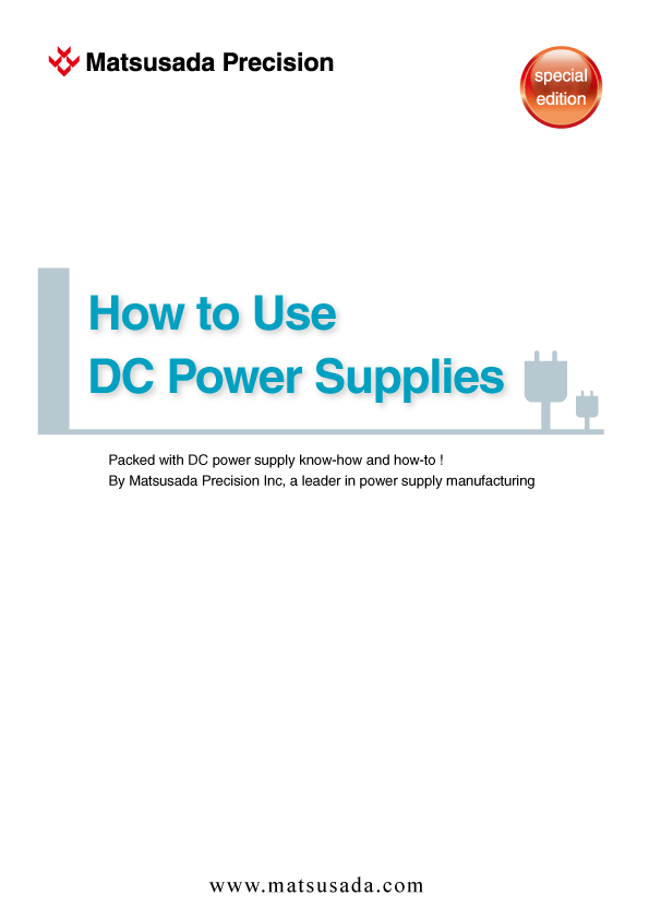 DC Power Supplies PKTS series Matsusada Precision