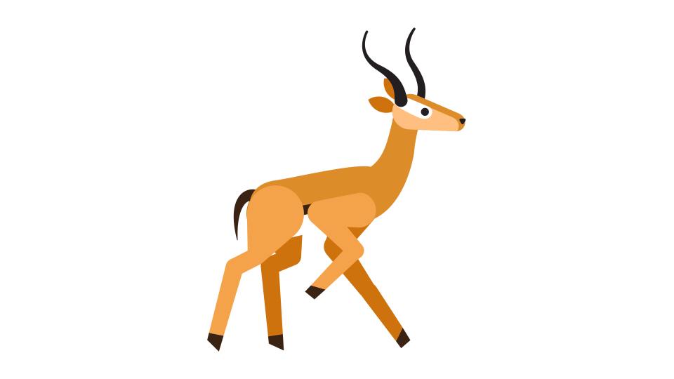 Animated Gazelle Gif I watch you