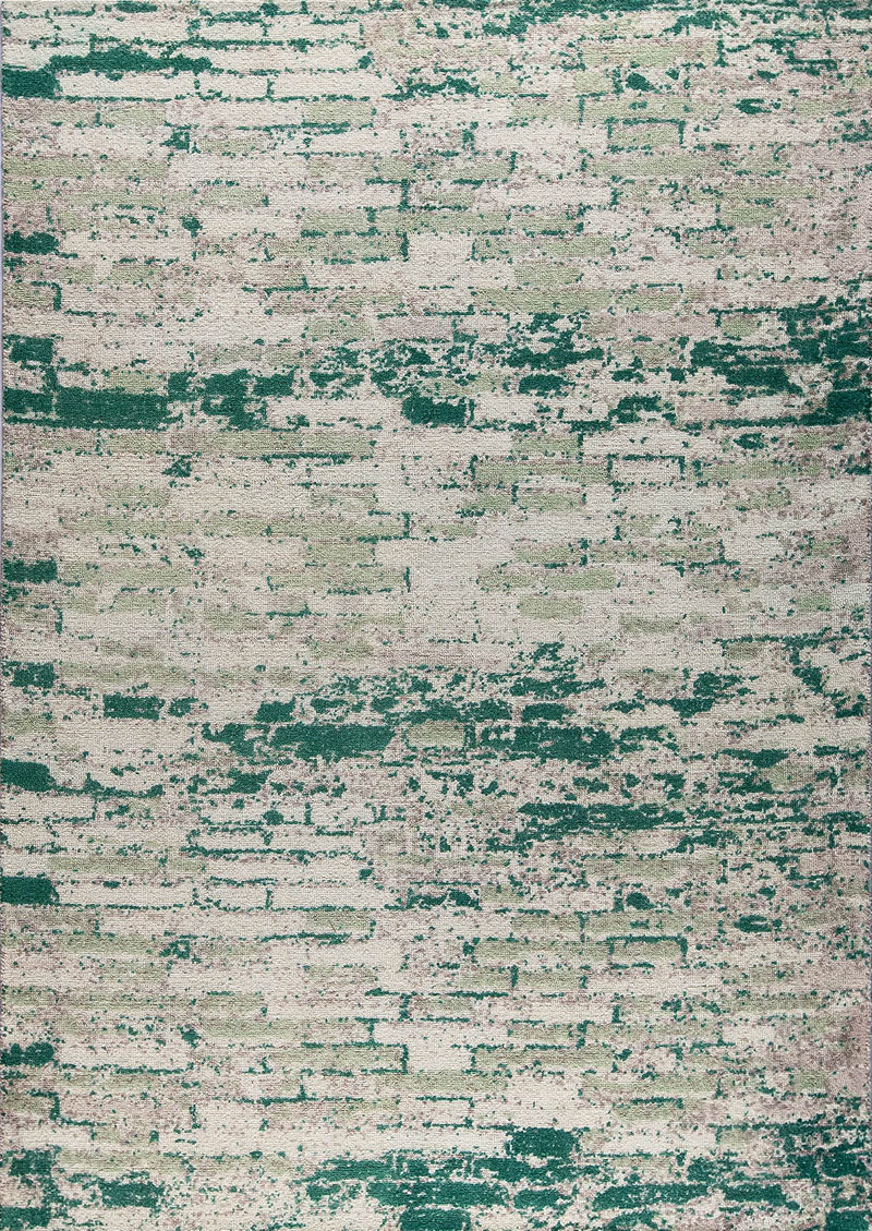 Fargo White/Green Hand Tufted Wool Area Rug Manufacturer in USA Mat