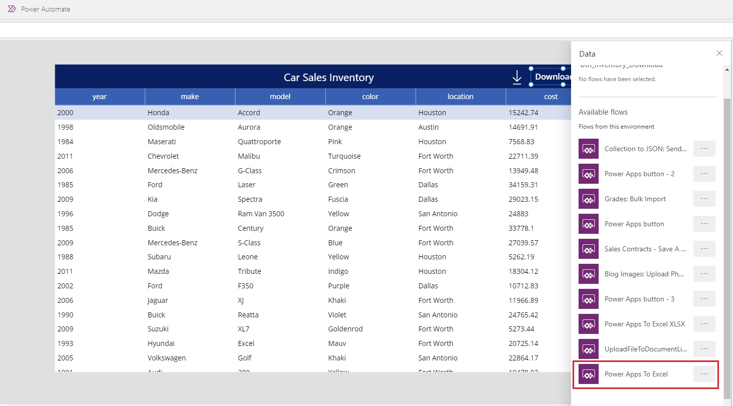 Power Apps Export To Excel As A CSV File Matthew Devaney