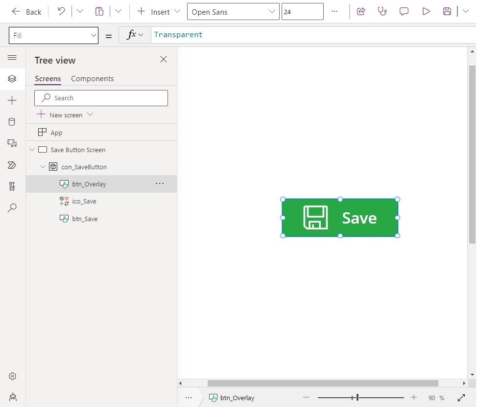 Power Apps Button With Icon And Text Matthew Devaney