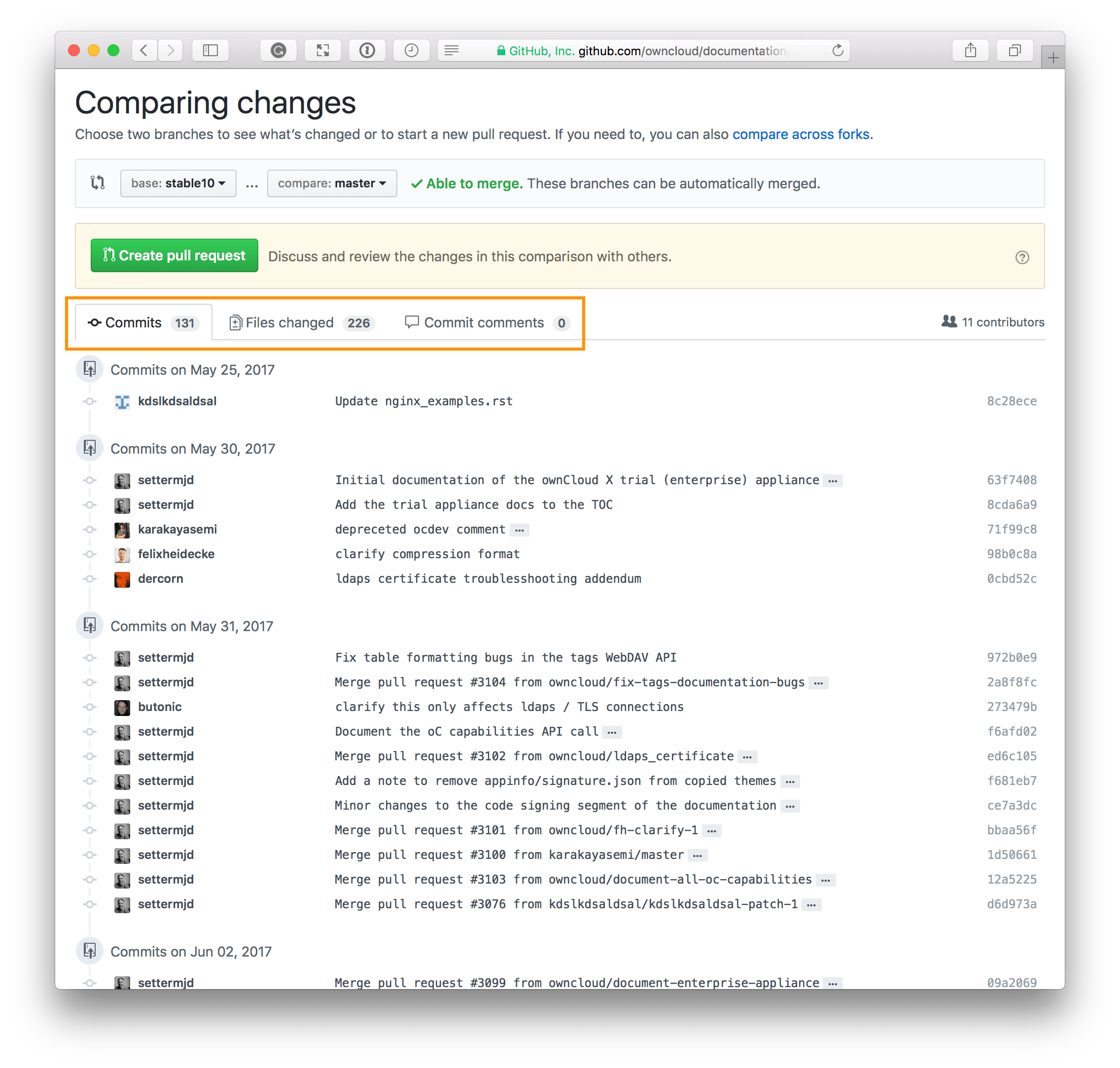 Use GitHub to Quickly Compare Two Branches and Create a PR of the