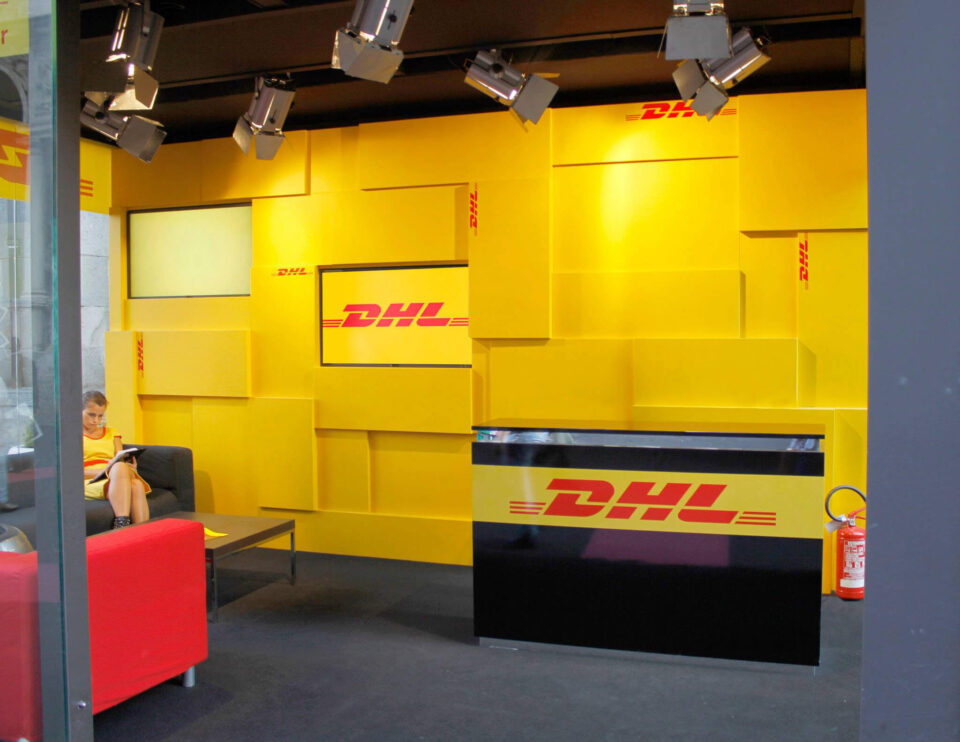 DHL stand Mattia Zambon Design