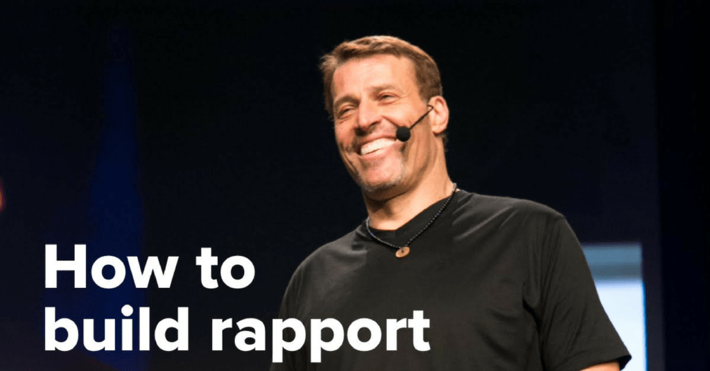 134 What Tony Robbins Taught Me About Building Rapport