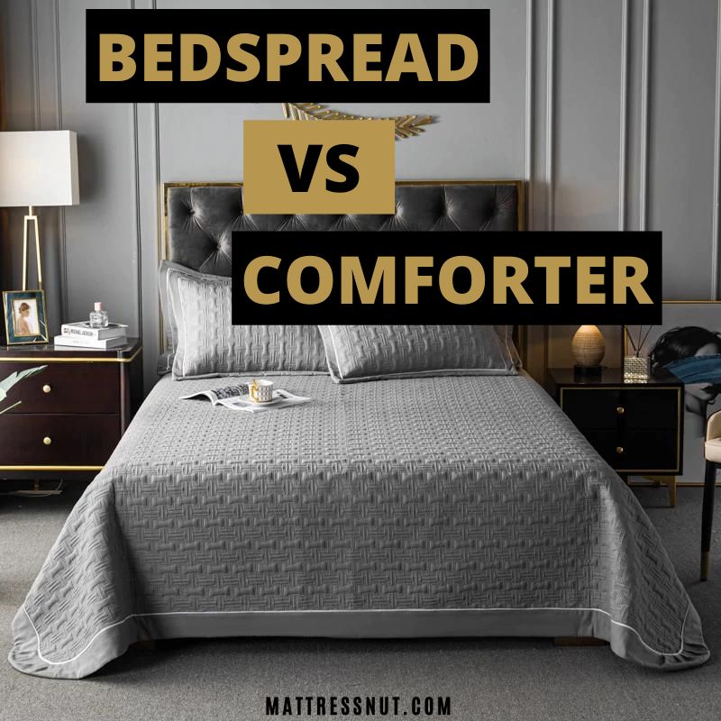 Bedspread vs comforter, find out the difference between the 2