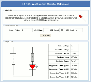 Led Circuit Calculator
