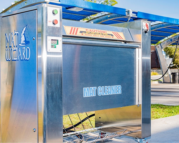 The Mat Wizard Automatic Mat Cleaner For Car Washes