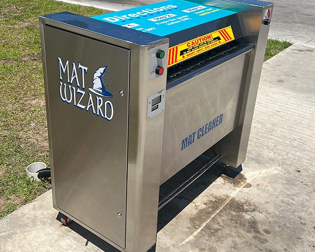 The Mat Wizard Automatic Mat Cleaner For Car Washes