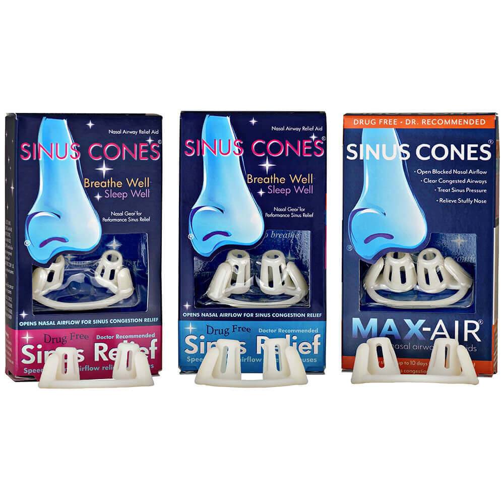 Sinus Cones Remedy Sinusitis, Sinus Infection Relief MaxAir Nose