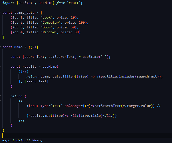 How to use usememo hook in React Js? MaXEster Technologies