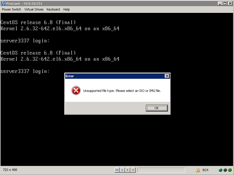 Unsupported file type. Please select an ISO or IMG file Maxi GEN TR
