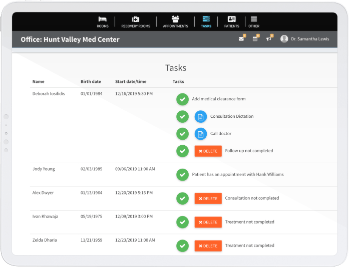 Clinicians Oral Surgery Practice Management Software