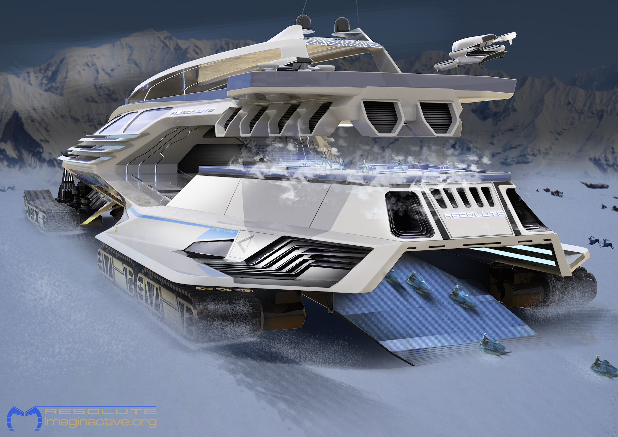 This Incredible IceCrawling Cruise Ship Concept Will Give You Chills