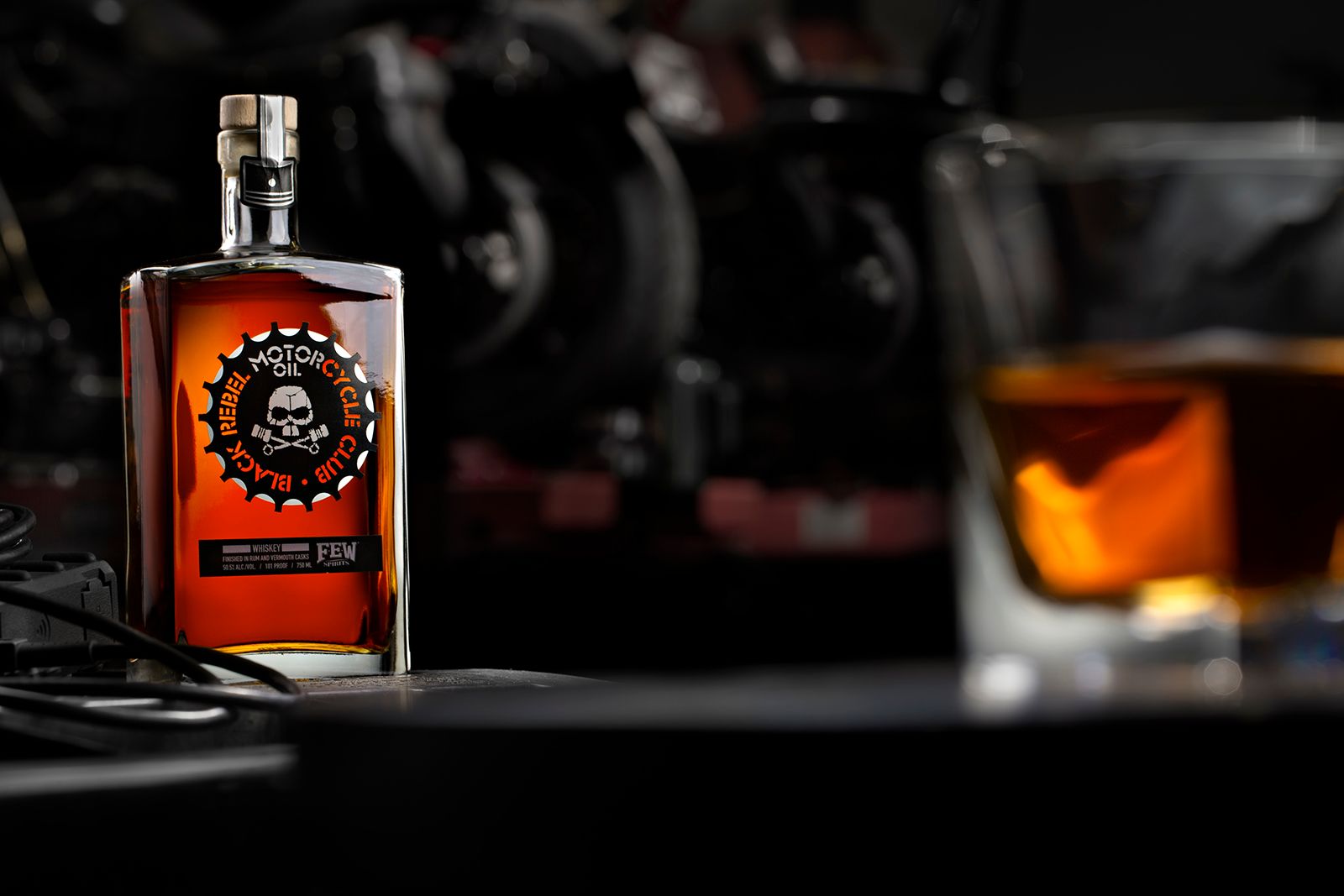 This Limited Edition 'Motor Oil' Whiskey Celebrates Black Rebel