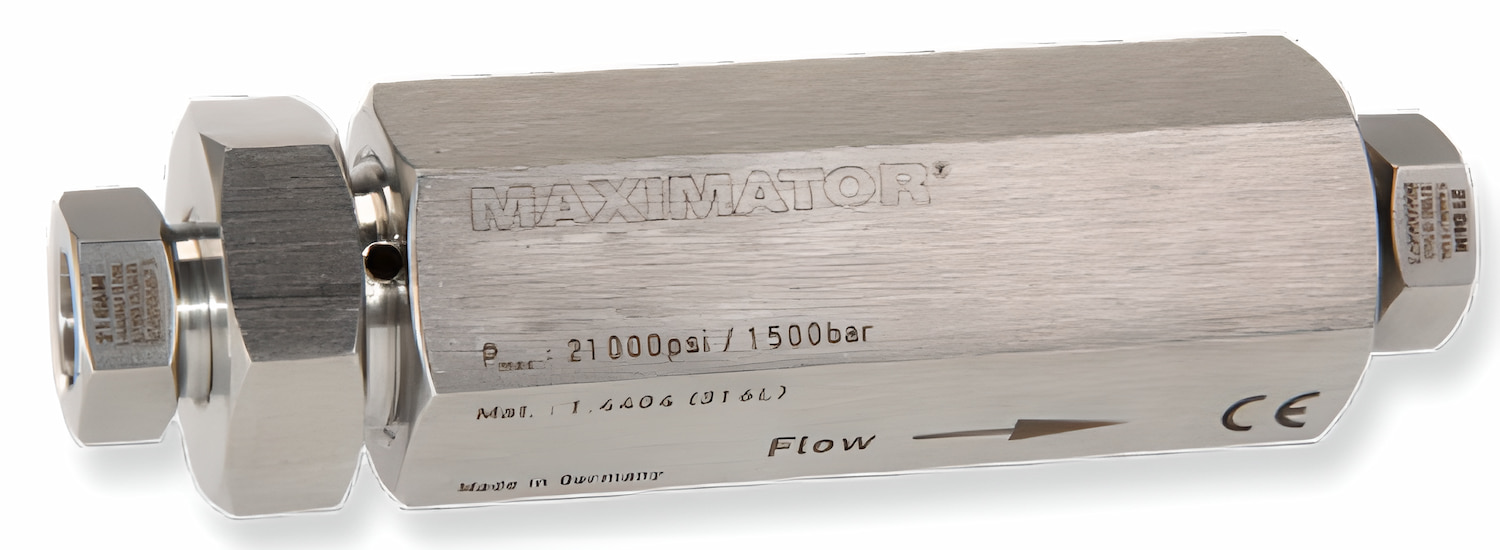 Maximator Hydrogen Cone Check Valve Maximator Australia