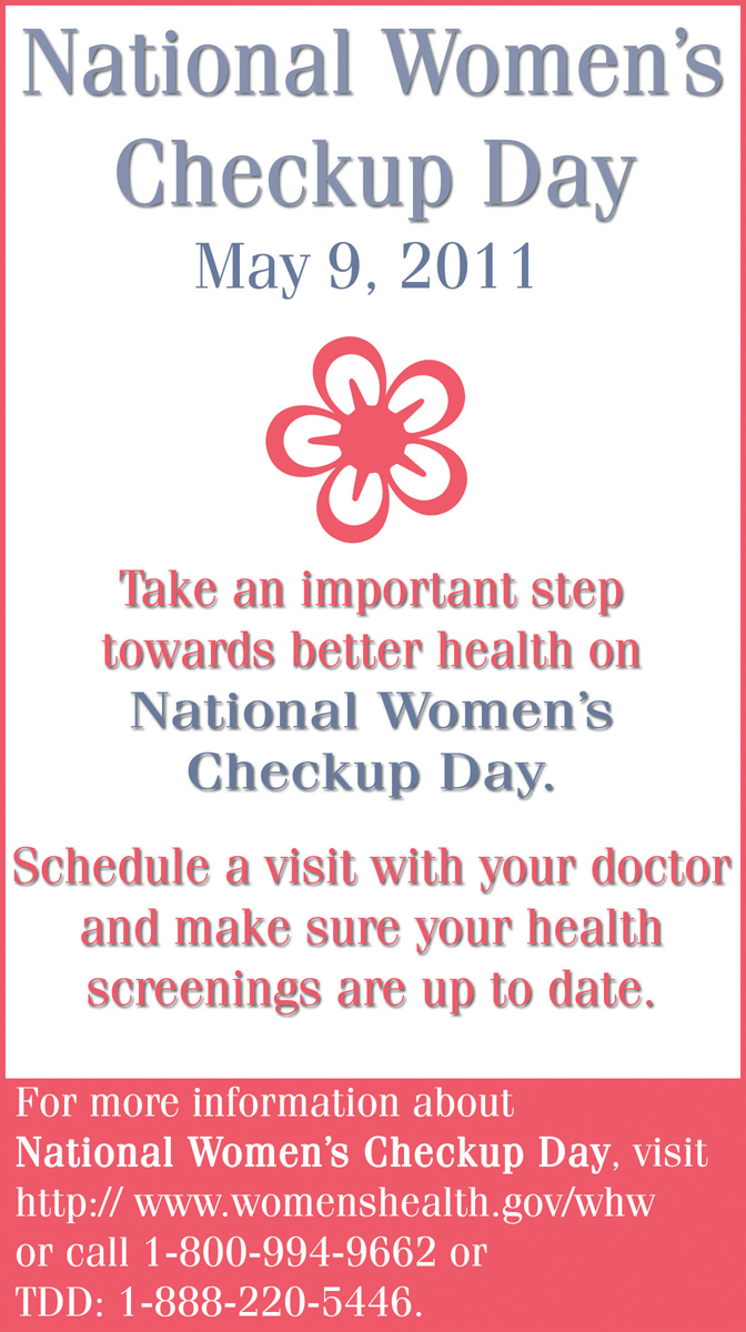 National Women’s Checkup Day Maxim Hygiene Blog