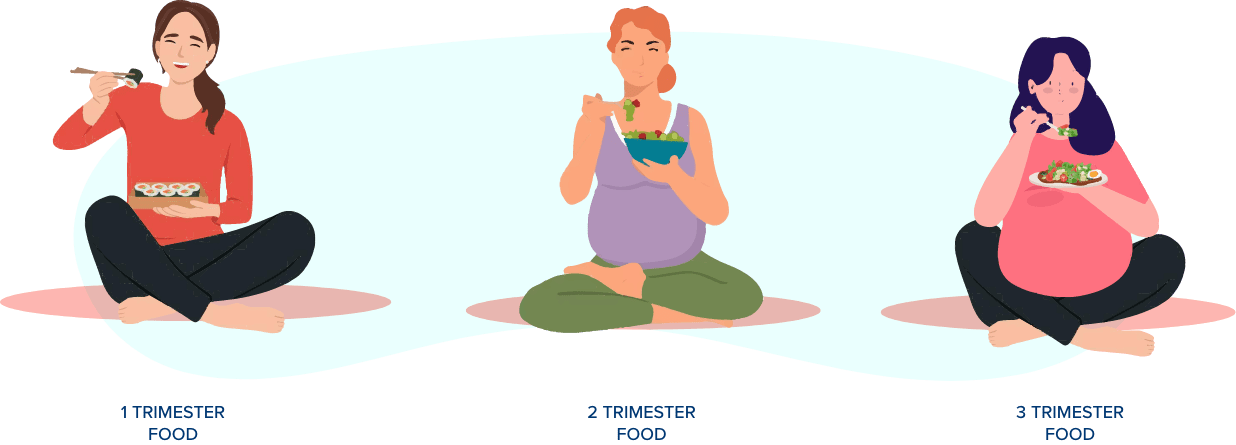 Second Trimester Diet Chart - Foods to eat and avoid | Maxlab