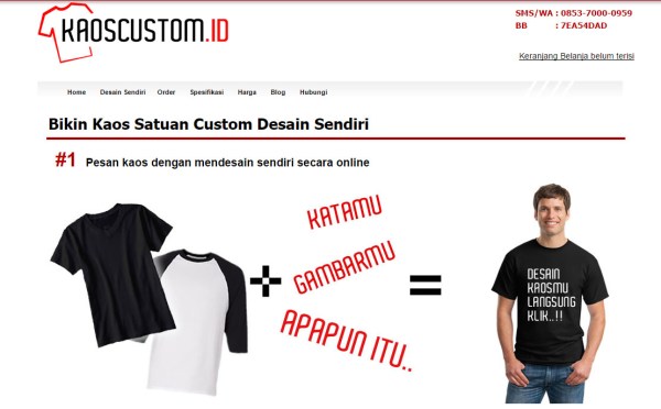 kaos custom