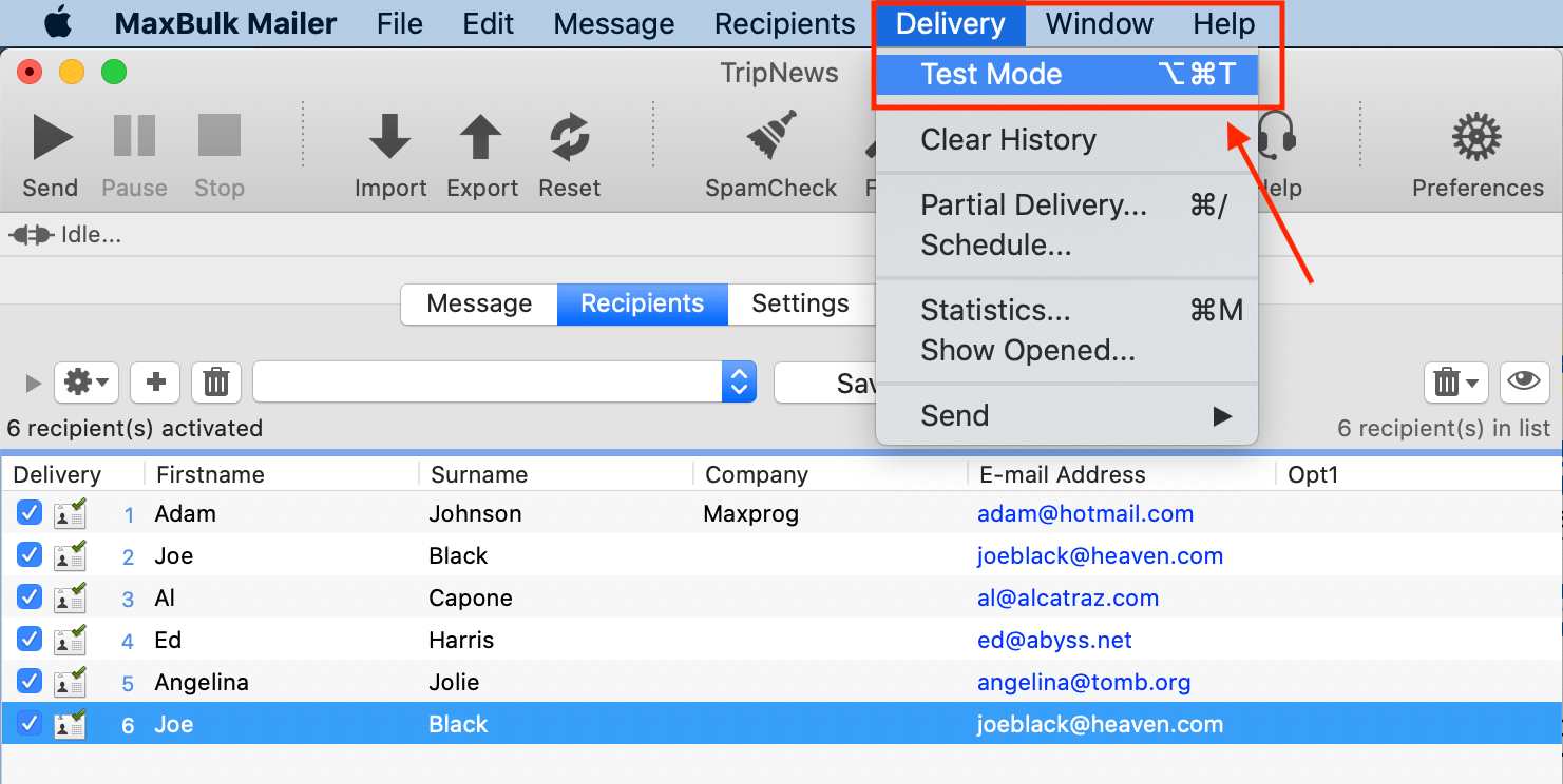 How to send a test email with MaxBulk Mailer Tips and tricks