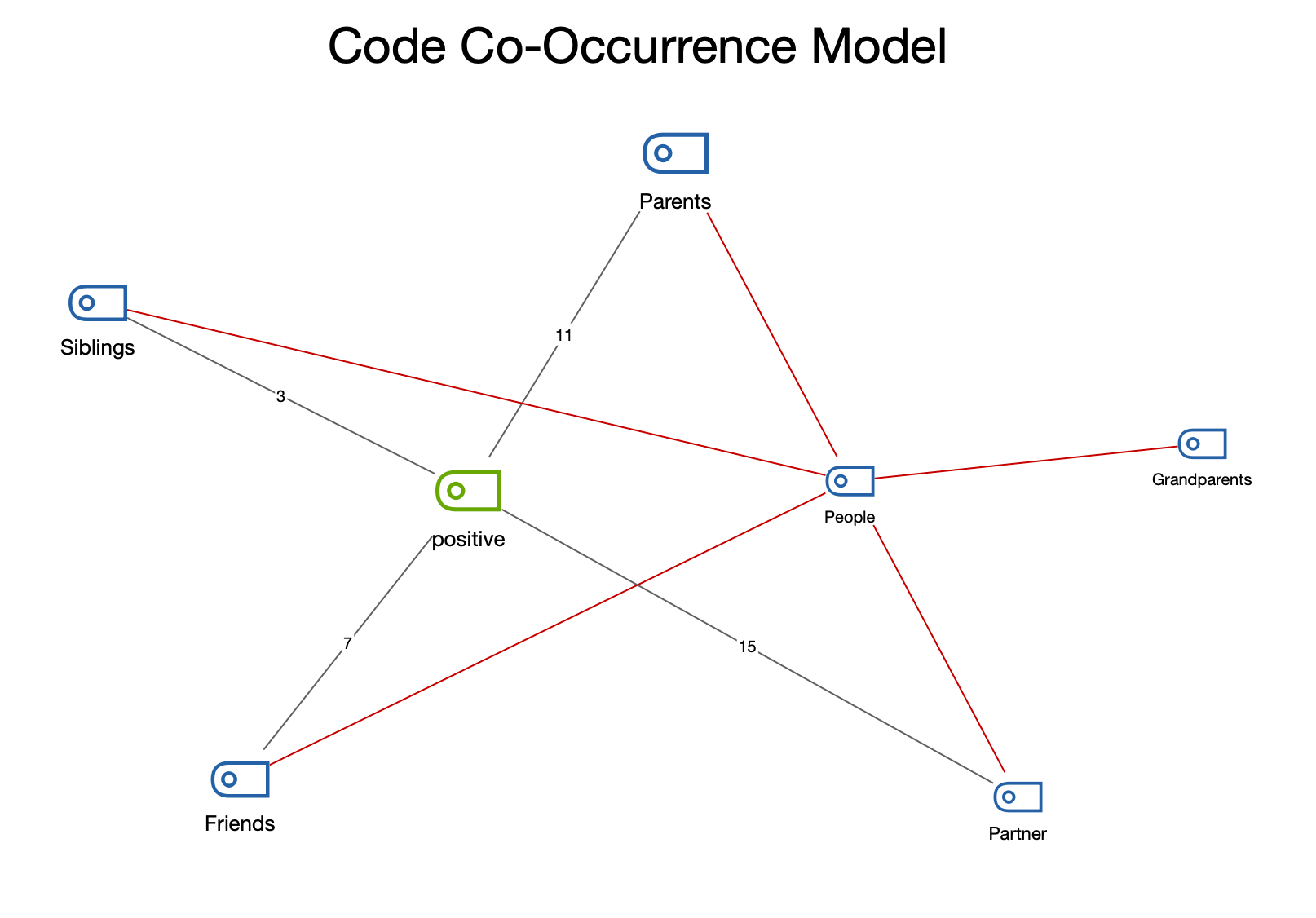 > Code CoOccurrence Model MAXQDA