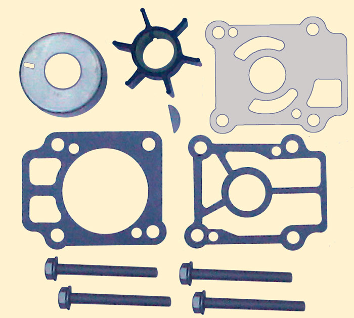 TOHATSU and NISSAN OUTBOARD MOTOR IMPELLERS and WATER PUMP KITS KITS