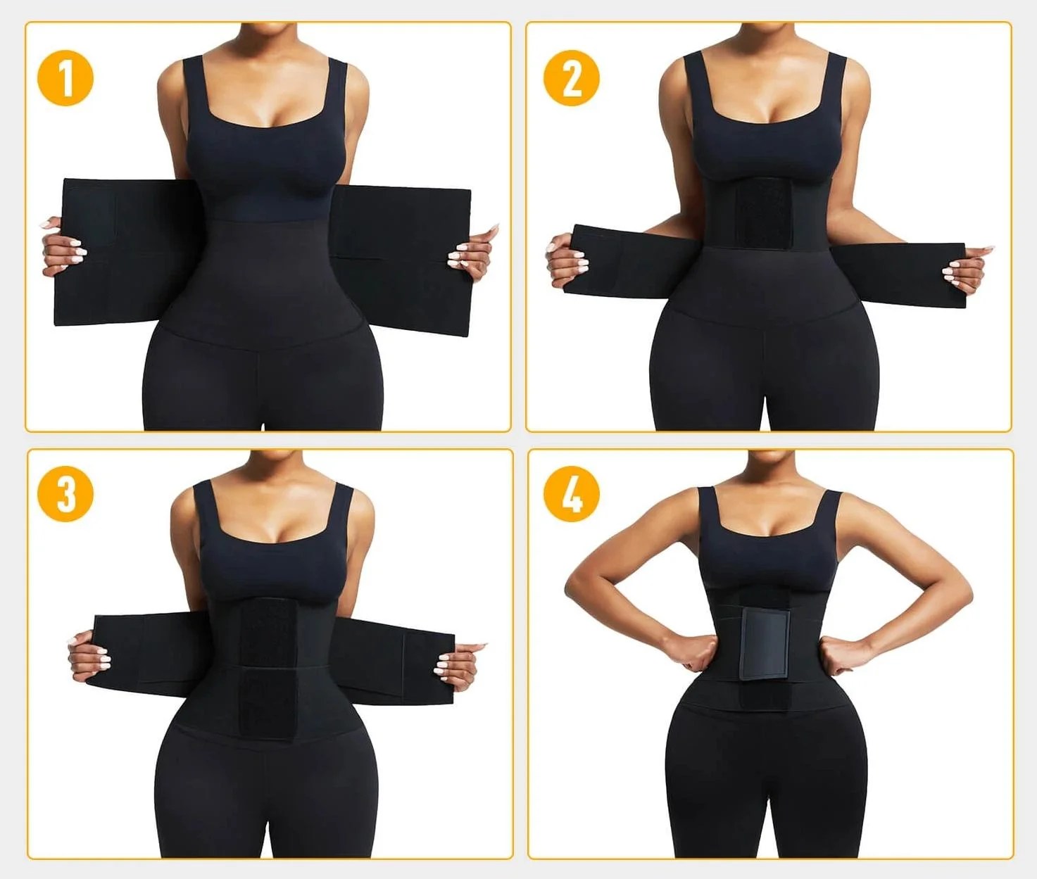 Triple Velcro Leopard Waist Trainer Max Shapewear