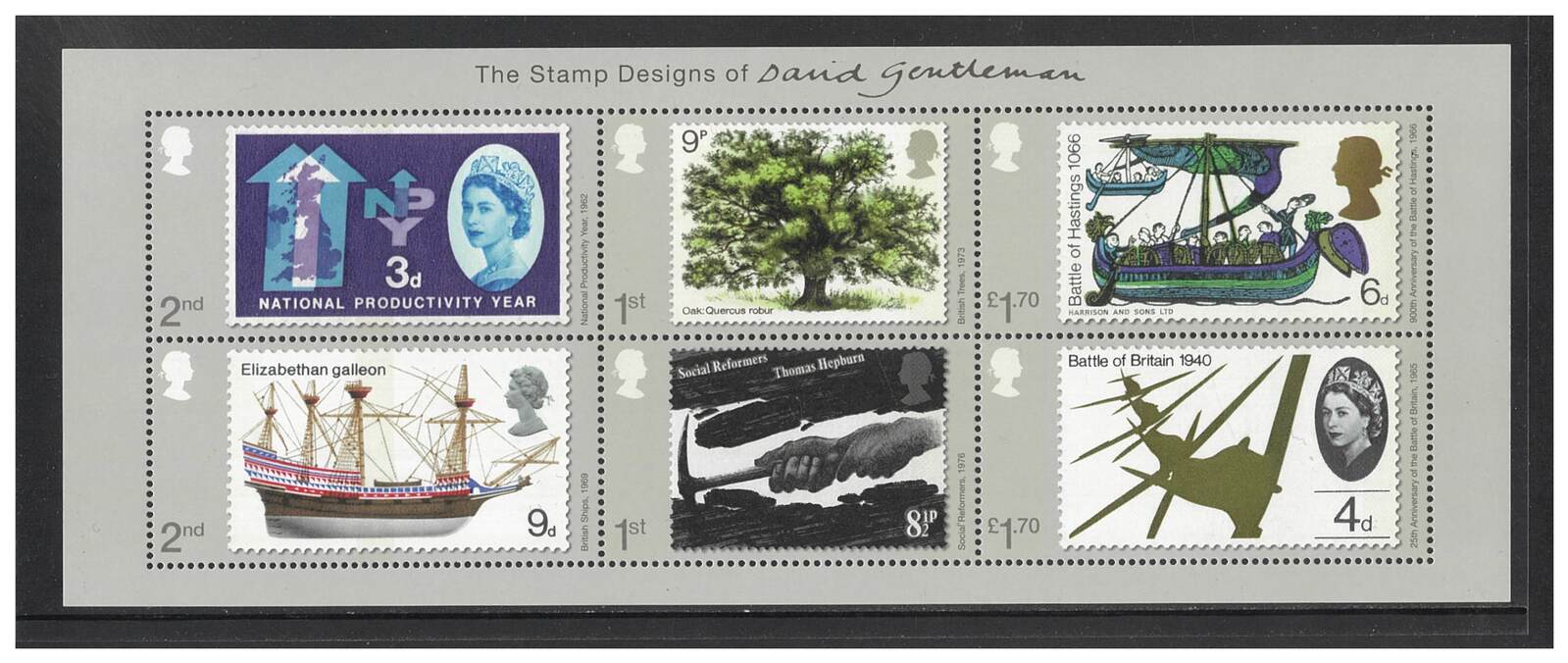 Great Britain 2022 The Stamp Designs of David Gentleman/Stamp on Stamp