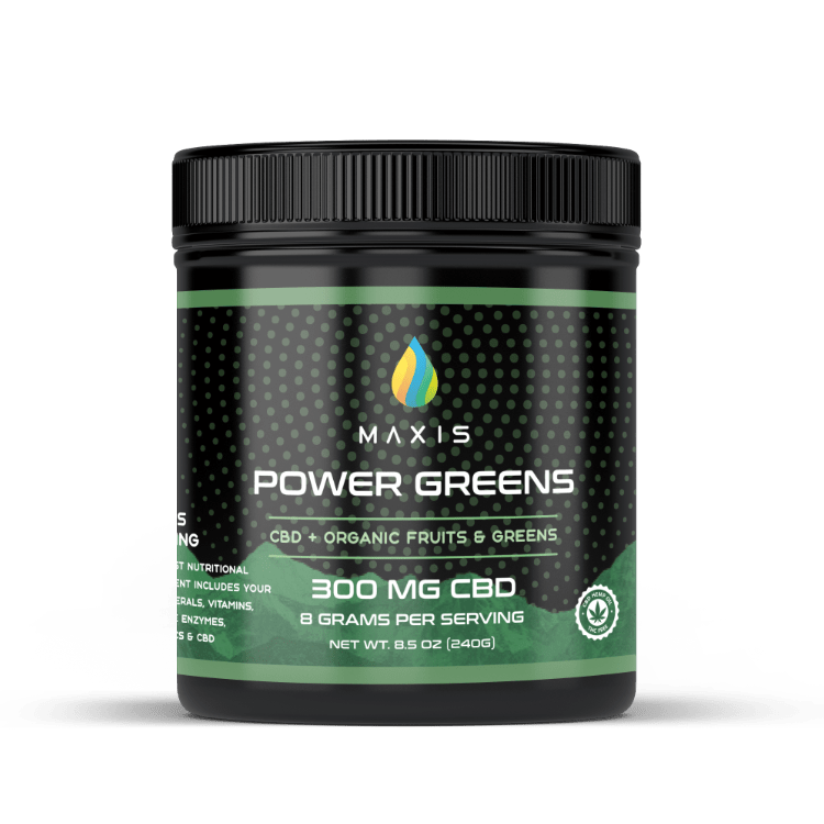 300mg CBD Power Greens Powder Drink Mix
