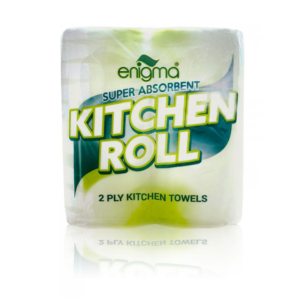 2 Ply White Kitchen towels Pack 24 maxwhitcleaningsupplies